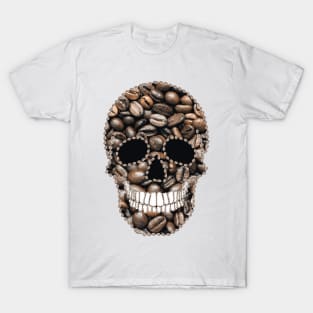 Skull with Coffee T-Shirt